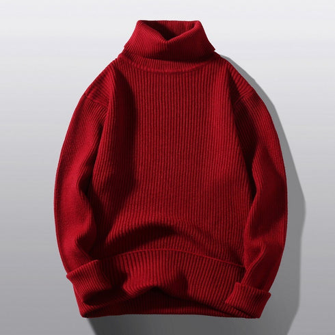 Loose And Simple Bottoming Striped Knitwear